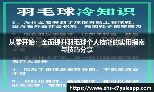 从零开始：全面提升羽毛球个人技能的实用指南与技巧分享